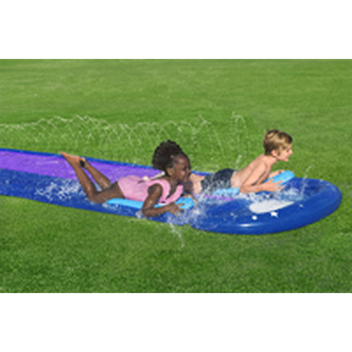 Tobogan acvatic Bestway 488 x 138 cm Glisant Double